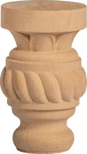 Дървен Крак Кръгъл Конус за Маса, Шкаф, Гардероб, Мебели