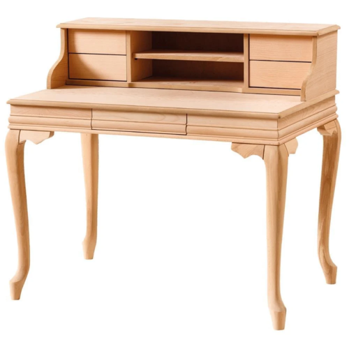 Дървено бюро за офис в античен старинен стил 