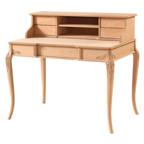 Дървено бюро за офис в античен старинен стил 