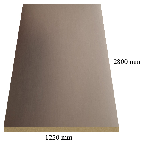 1992 мат Бронз - 18 мм МДФ с ПВЦ покритие