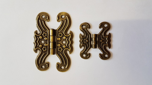 Мебелна панта старинна шарнирна МАЛКА - АНТИК