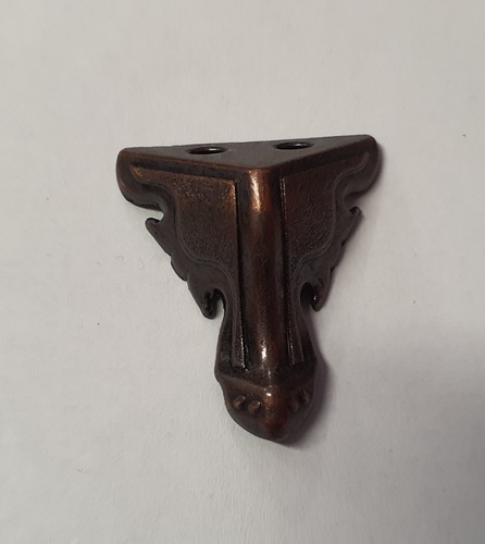 Декоративен крак за дървена кутия Меден Антик