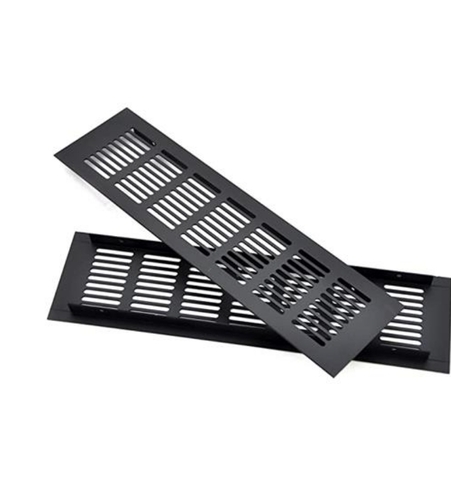 Алуминиева решетка Черен Мат 80 мм 