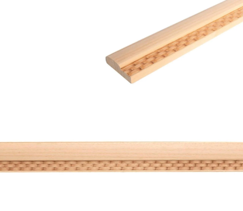 Дървен декоративен профил за мебели и декарации