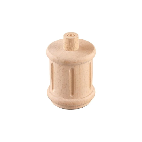 Дървен Крак Кръгъл Конус за Маса, Шкаф, Гардероб, Мебели