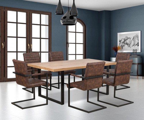 Дизайнерски Крака за маси в черен мат тип квадрат