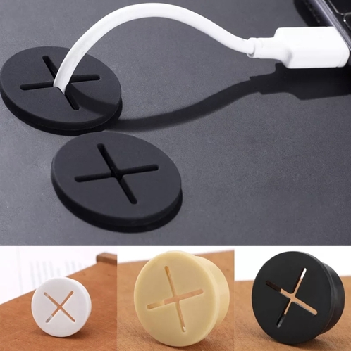 Гумена Розетка за телефонен кабел на бюро маса