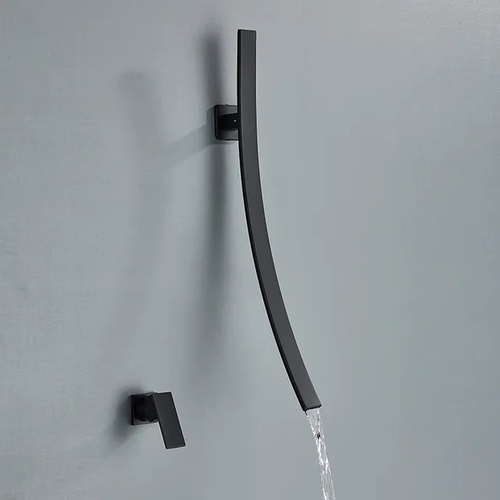 Дизайнерски Смесител за умивалник Черен Мат