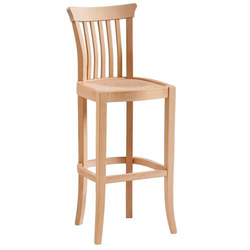 дървен стол за бар  в старинен стил 