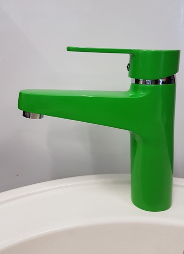 Смесител за Керамична Мивка модел  PE 102 Зелен