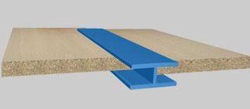 Съединителна лайсна за фазер 3,4mm. /Кафяв/