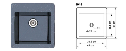 Полимер-мраморни мивки модел 1044 (ИЗБОР НА ЦВЯТ)