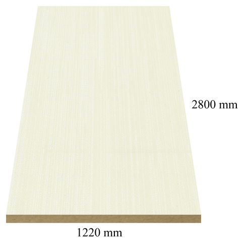  1296 Бял Матрикс гланц - 18 мм МДФ с ПВЦ покритие