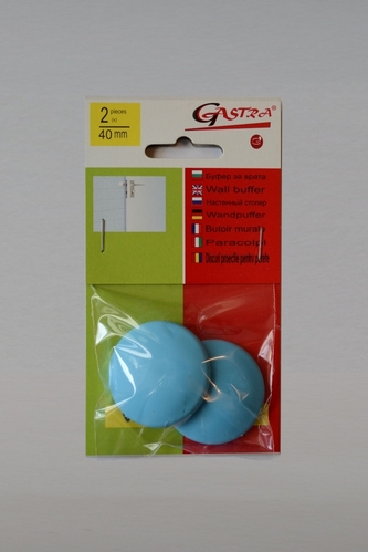 Буфер - Стопер за Врата Ф40 мм (Син)