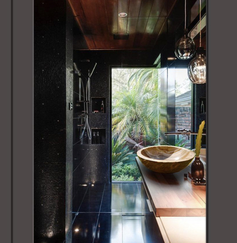 Дизайнерска Мивка за Баня от Индонезийски ОХРА Оникс