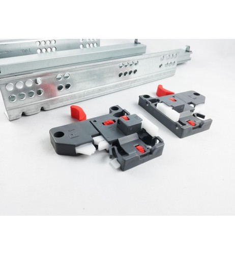 Смарт слайд пълно изтегляне + плавно GTV ModernSlide за 18мм ПДЧ с 3D реглаж