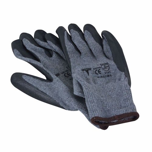 Работни ръкавици Heavy Duty, Latex, сиви, 10 / XL