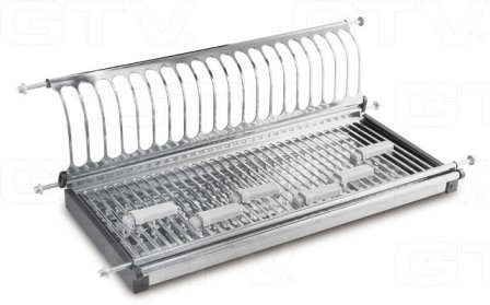 едноредов отцедник за вграждане inox /комбиниран/