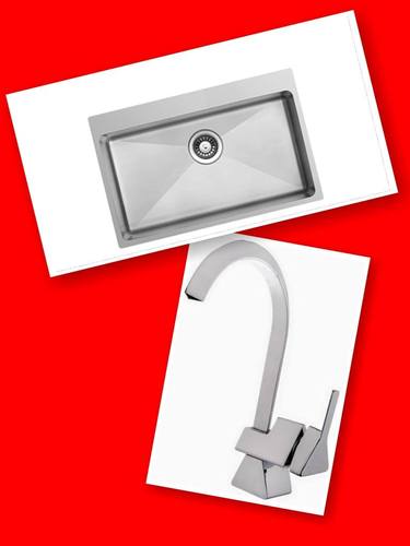 Комплект мивка и смесител