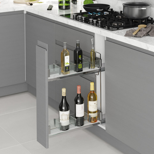 Кошница за бутилки Бяла - Starax Premiyum