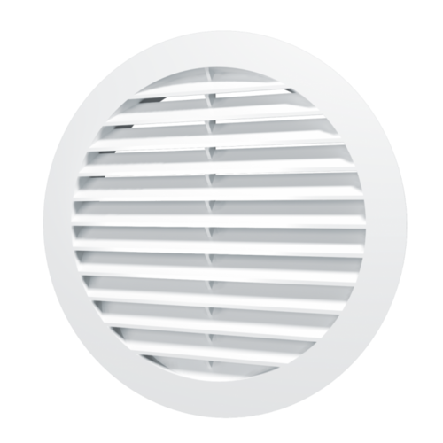 PVC Кръгла вентилационна решетка за въздуховод Ф150мм 