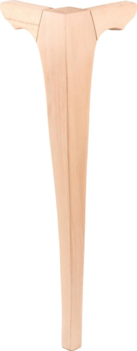 Дървен Крак Кръгъл Конус за Маса, Шкаф, Гардероб, Мебели