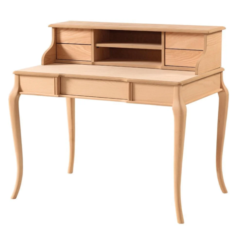 Дървено бюро за офис в античен старинен стил 