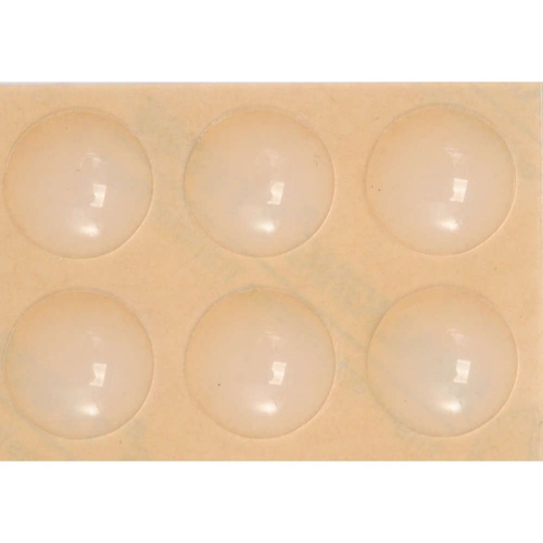 Самозалепващи се силиконови подложки, 6 броя, Ф 19 мм