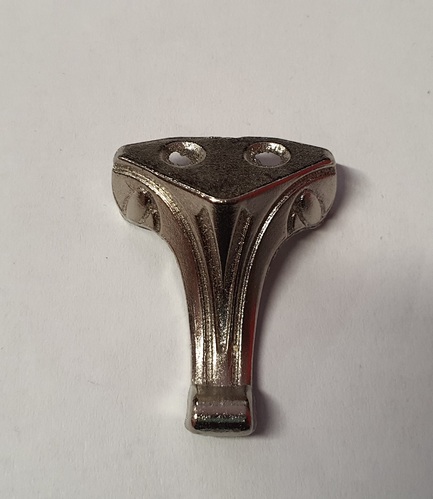 Декоративни крака за Дървена кутия Хром