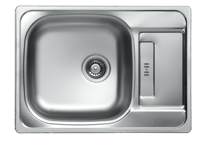 Кухненска мивка от неръждаема стомана - алпака модел UK EX 182