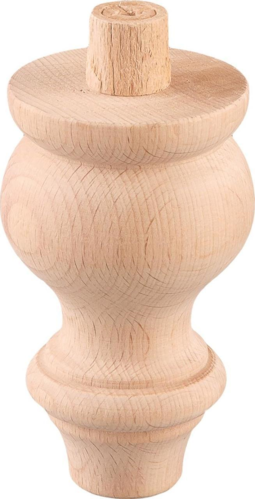 Дървен Крак Кръгъл Конус за Маса, Шкаф, Гардероб, Мебели