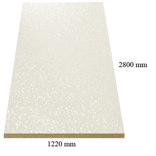 618 Екрю перла (сдф) гланц - 18 мм МДФ с ПВЦ покритие