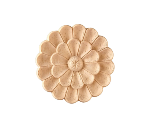 Дървен Орнамент за Декорации, дървена апликация за мебели