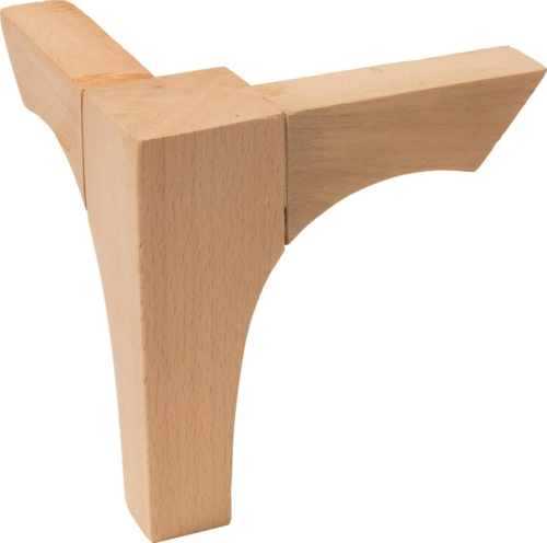 Дървен Крак Кръгъл Конус за Маса, Шкаф, Гардероб, Мебели