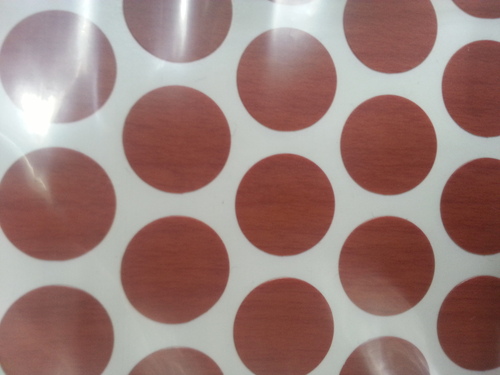 Self colored caps to cover the screws