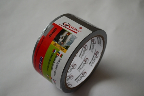 Бандажна лента тиксо 50 мм./10м. (армирано СИВО) ПОДСИЛЕНА ЛЕНТА ЗА РЕМОНТИ