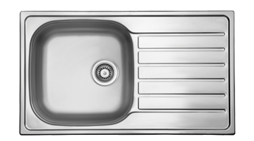 Кухненски мивки от неръждаема стомана - алпака модел 860 500 