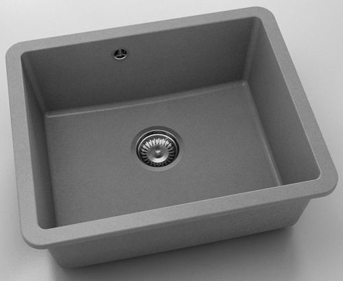 Гранитна Мивка под Плот в цвят Бял, Черен, Сив, Беж