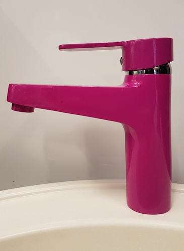 Смесител за Керамична Мивка модел  PE 102 Розов