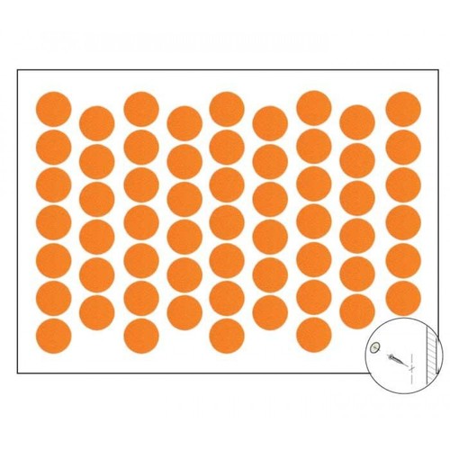 Self colored caps to cover the screws