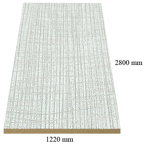  Y81 Сребърно Лино мат - 18 мм МДФ с ПВЦ покритие У81