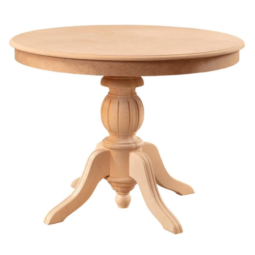 Трапезна маса от Дърво в старинен стил с дърворезба