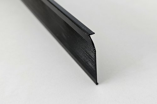 Лайсна за плот 4 см Крайна Кант лайсна Черна - Комплект