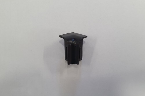 Вътрешен ъгъл за прав водобран 20/10 - Черен