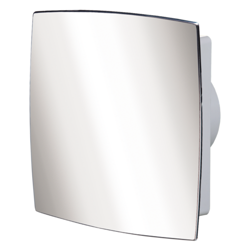 Дизайнерски вентилатор с автоматични жалузи VENTS Серия LD/LDA Auto Ф100 (Хром)