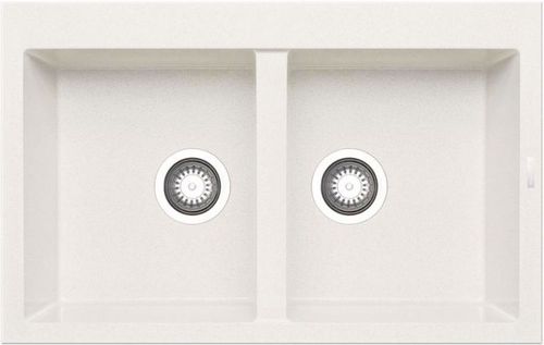 Кухненски Мивки от Гранит с две корита в цвят Бял, Беж, Сив, Черен.