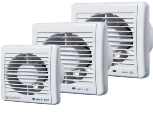 Битов вентилатор с двигател на лагери и обратна клапа BLAUBERG Серия Aero Ф125