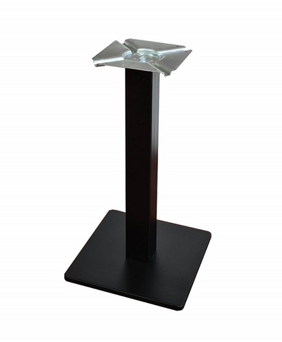 Централен Крак за Маса с квадратна основа в Черен Мат