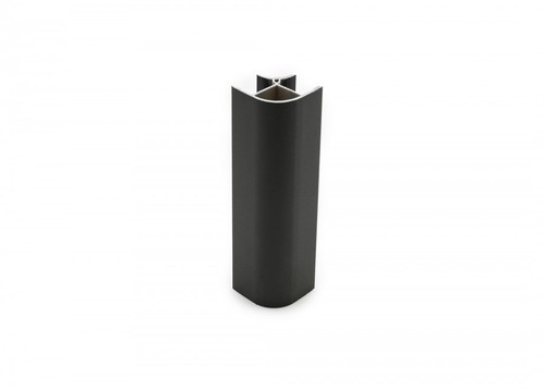 ПВЦ Ъгъл за цокъл /90 градуса/ 10 см - Антрацит