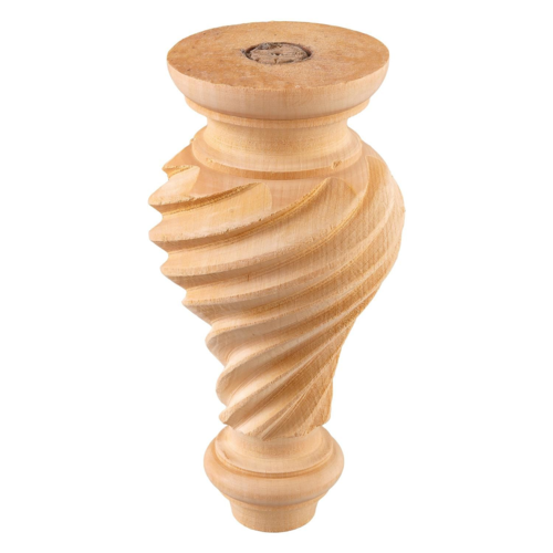 Дървен Крак Кръгъл Конус за Маса, Шкаф, Гардероб, Мебели